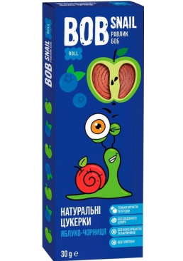 Натуральные конфеты Bob Snail Яблоко-Черника, 30 г